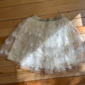 🧚mini boden embroidered tulle skirt